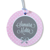 Luggage Tags- Little Lady (Round) <br> Set of 2