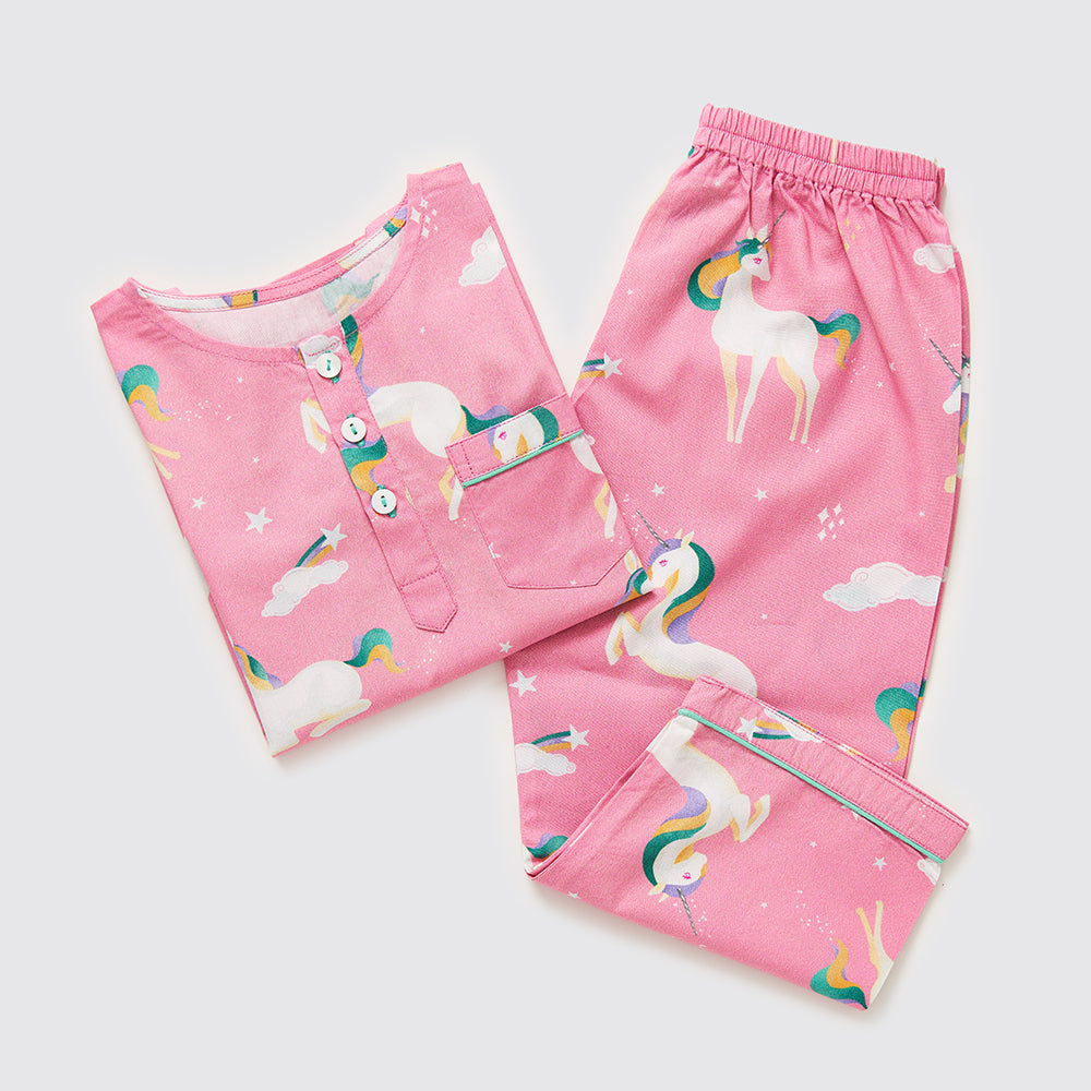 Unicorns Organic Pajama Set