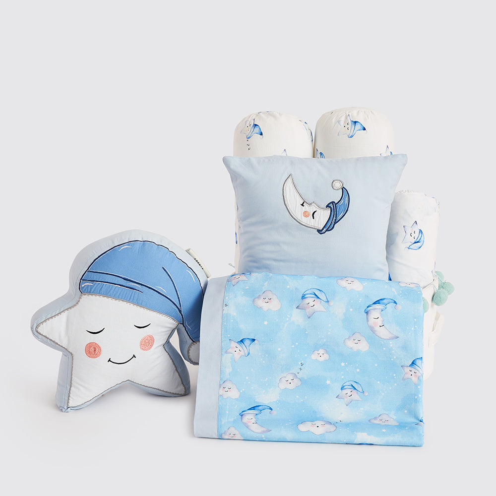 "Rockabye Baby" Crib Gift Hamper (Celestial-Blue)