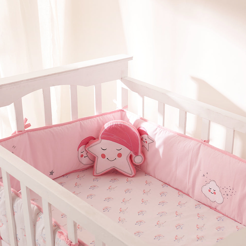 "Rockabye Baby" Crib Gift Hamper (Celestial-Pink)