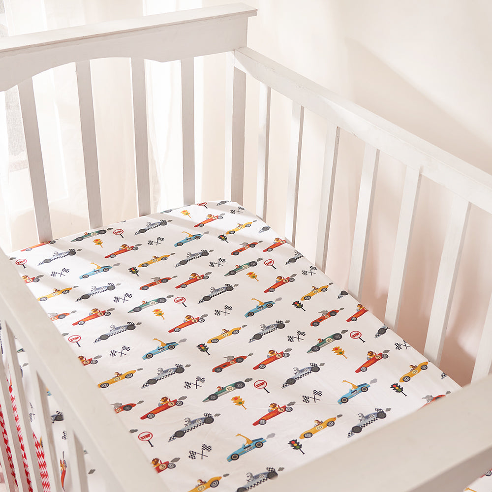 Cars on sale crib bedding