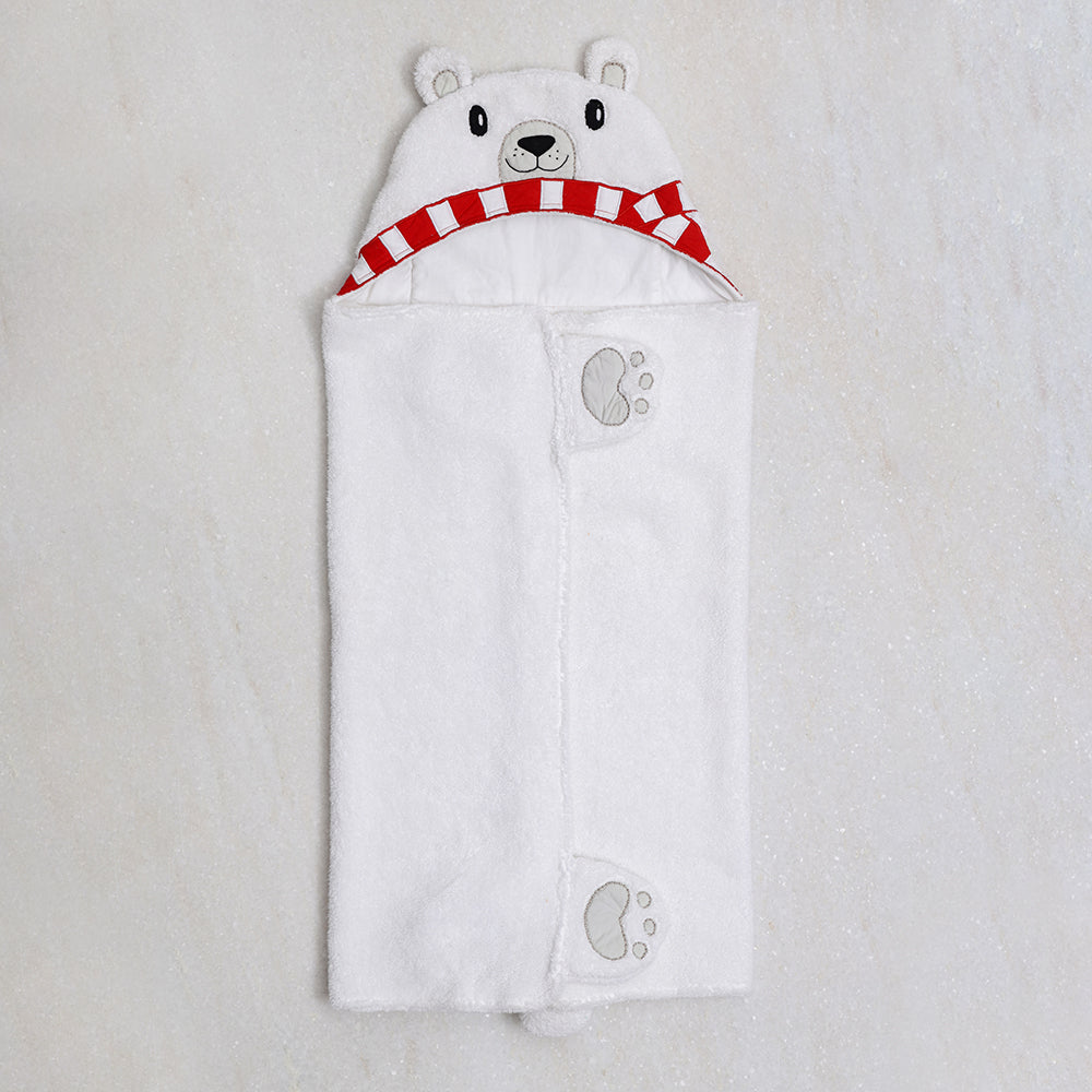 Polar Bear Organic Towel - Baby/Toddler