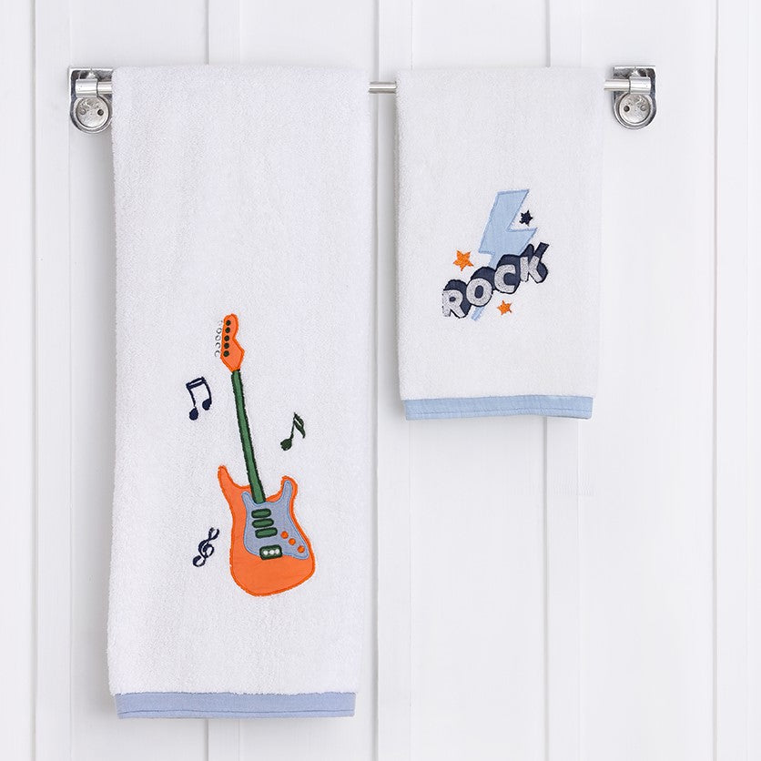 Kids Hand/Bath Towel - Rockstar