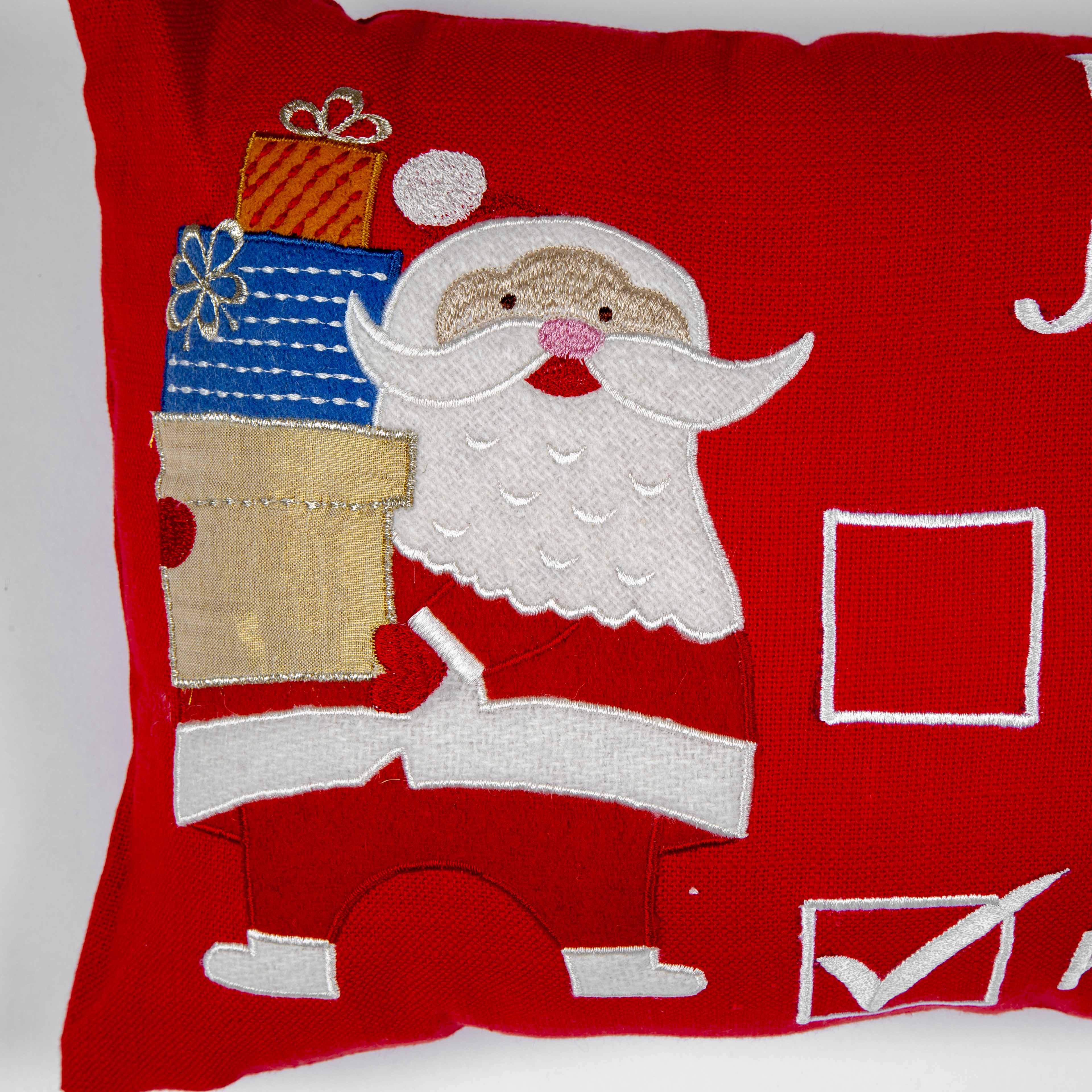 Personalised Naughty & Nice Decorative Pillow