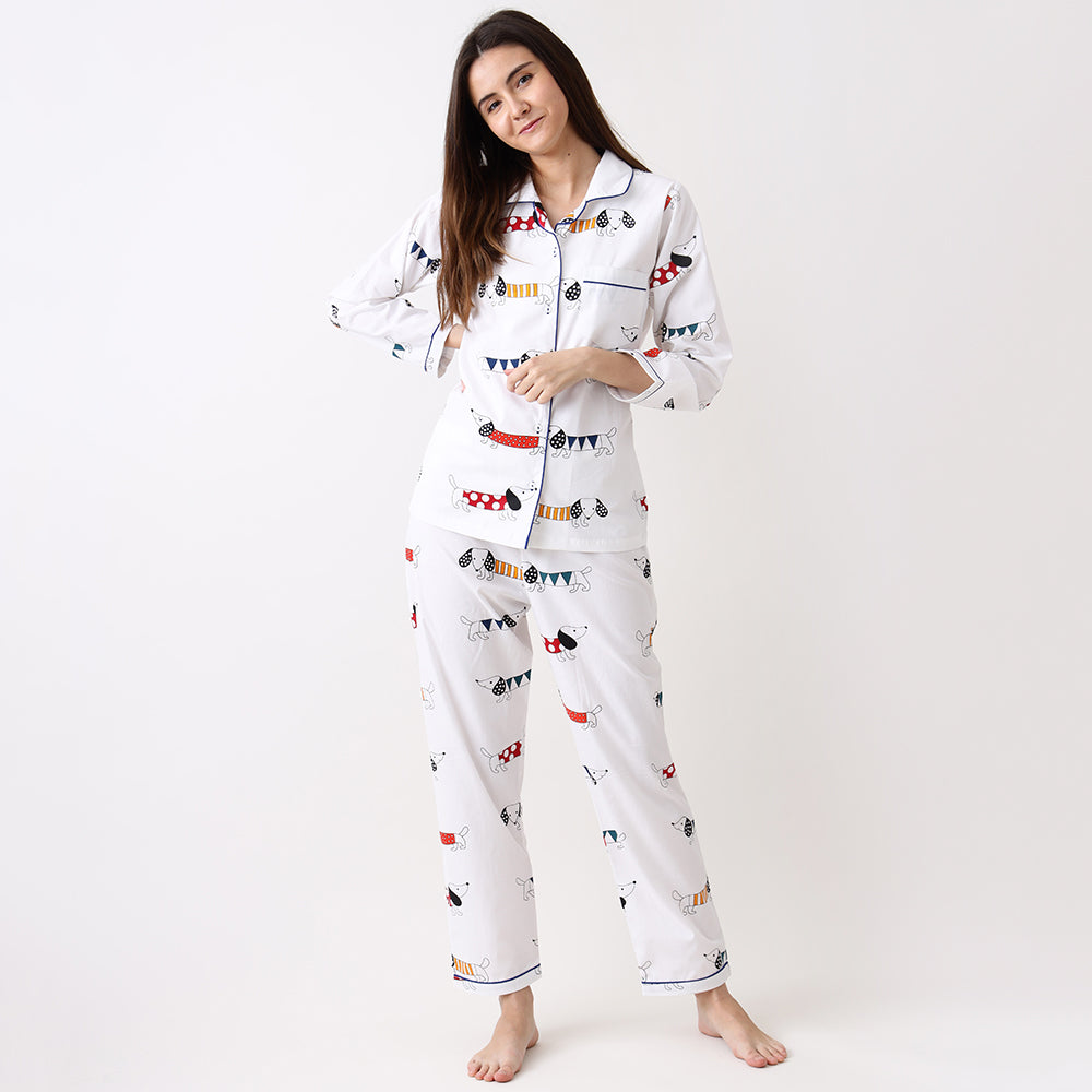 Puppy Love Pyjama Set for Women