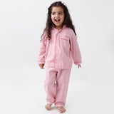 Classic Pink Stripes Pyjama Set
