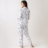Navy Stars Pyjama Set for Women