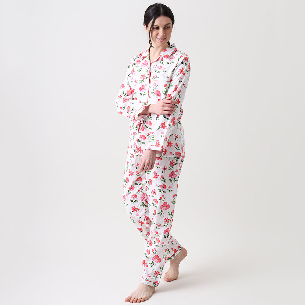 Organic Blossoms Pyjama Set for Women