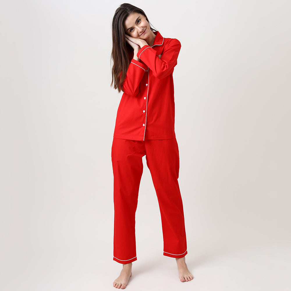 Women reindeer Pajama Set