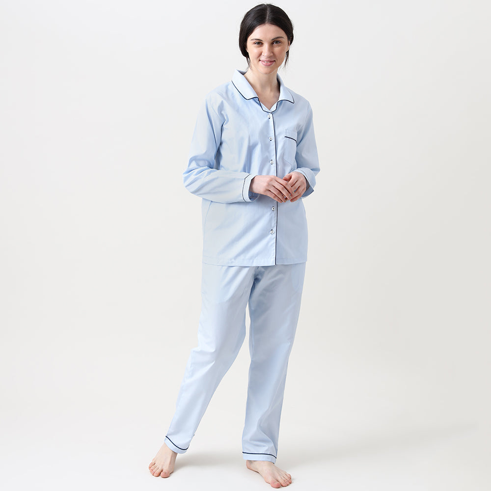 Sky Blue Pajama Set for Women