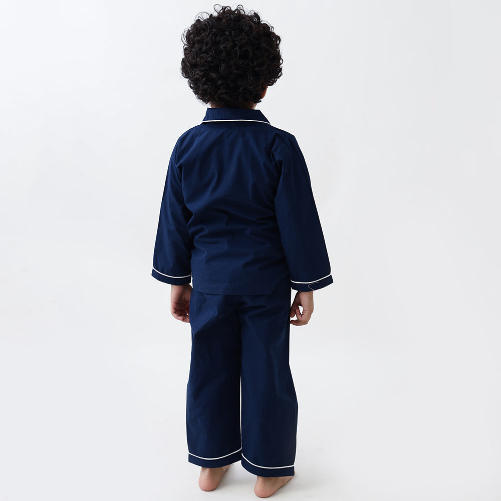 Midnight Navy Pajama Set