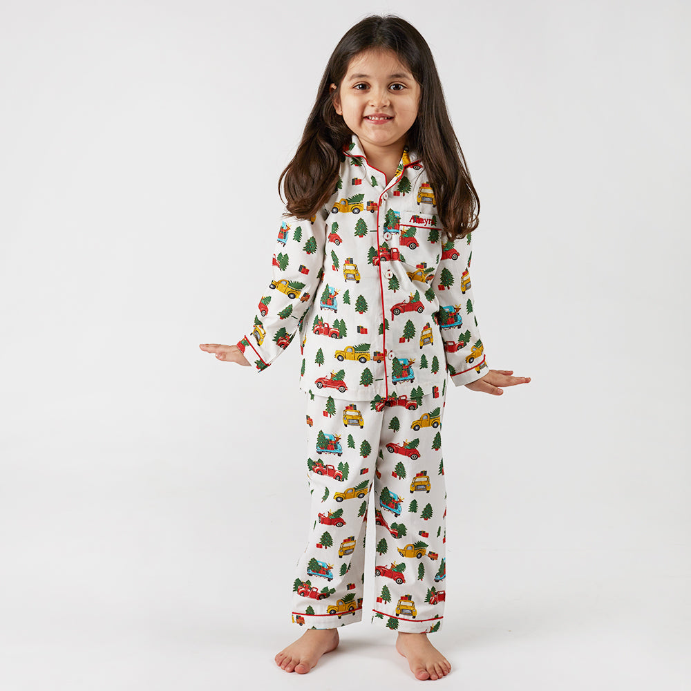 Christmas Trucks Pyjama Set