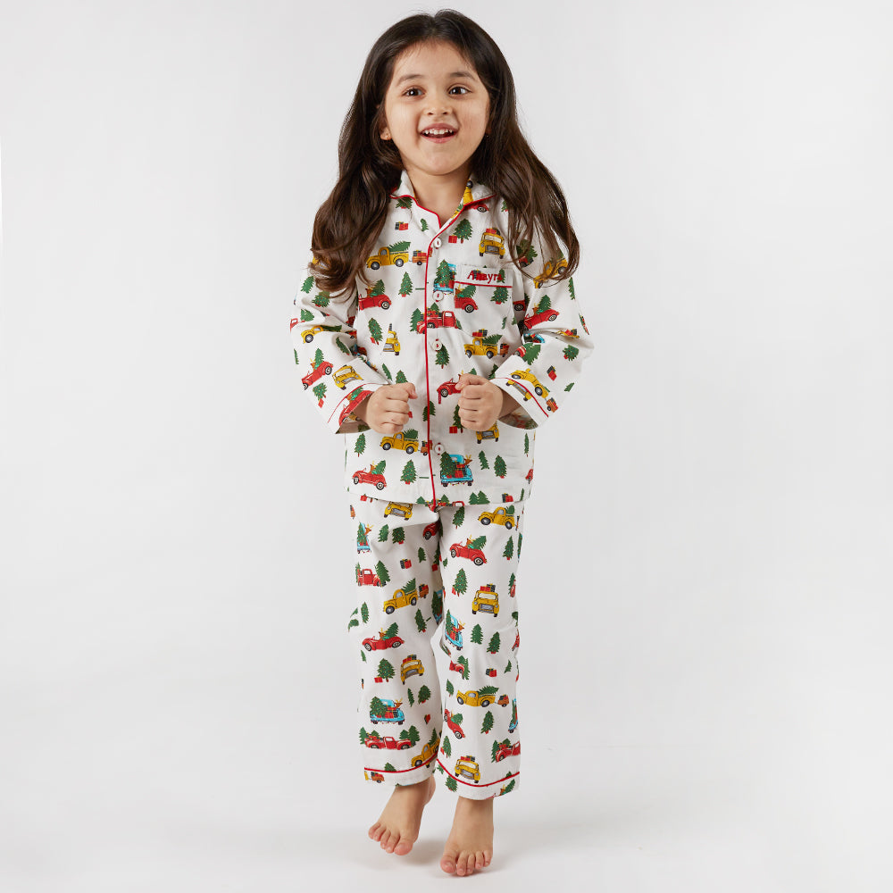 Christmas Trucks Pyjama Set