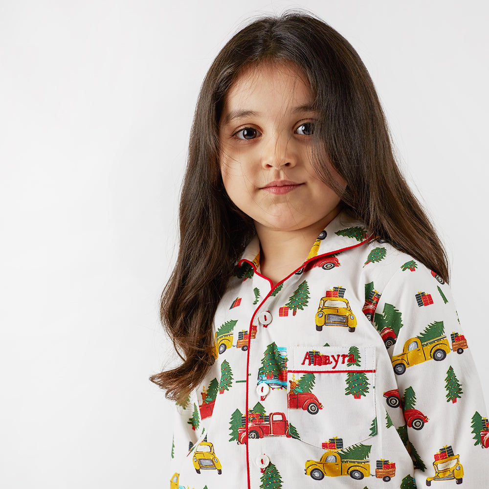 Christmas Trucks Pyjama Set