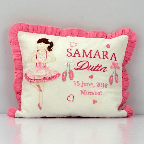 'Li'l Ballerina' Personalised Pillow