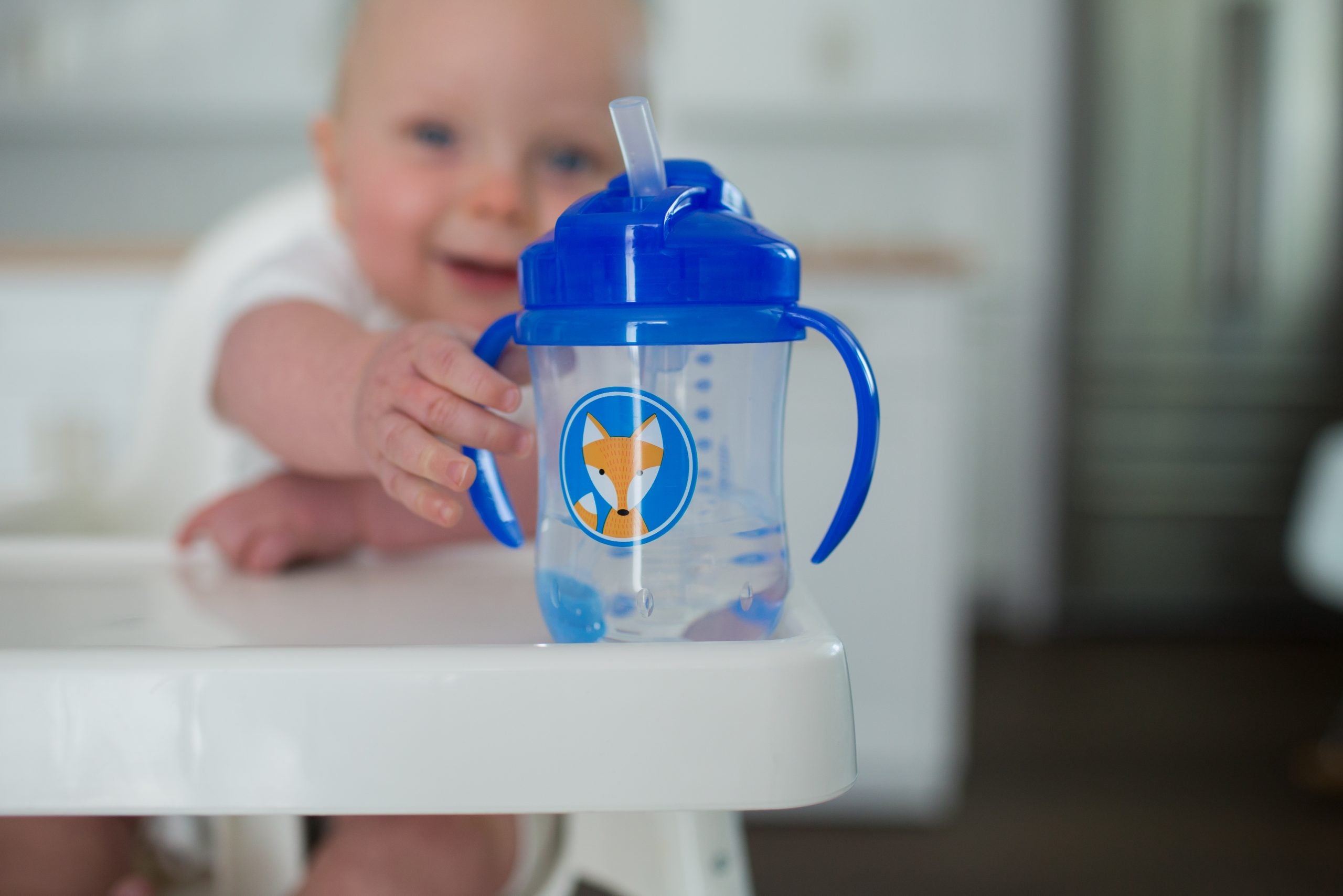 Dr. Brown's Baby's First Straw Cup - Blue