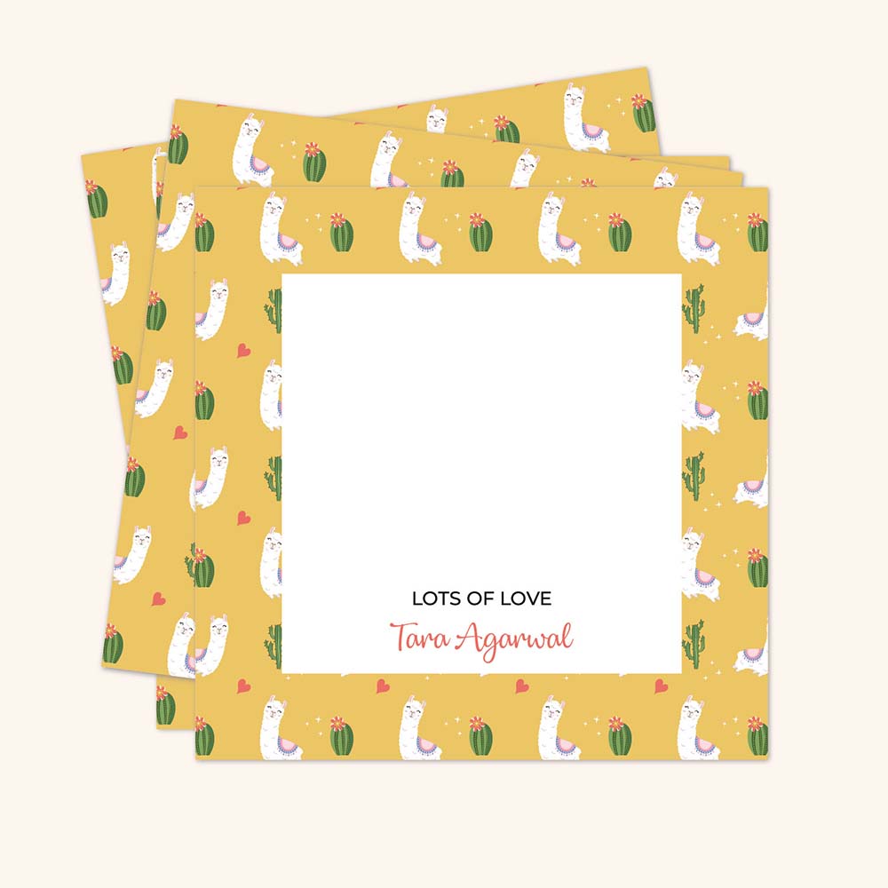 Llama Love - Gift-Tag-Set-Of-24