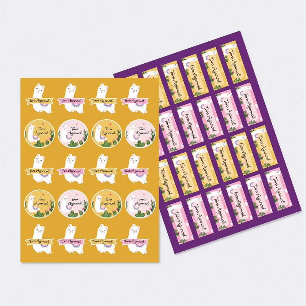 Llama Love - Sticker-Sheet-Set- Of-2-1