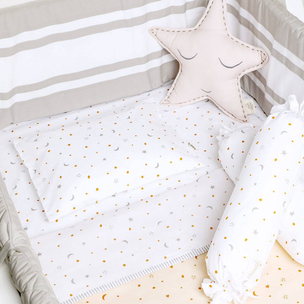 Cream cheap cot bedding