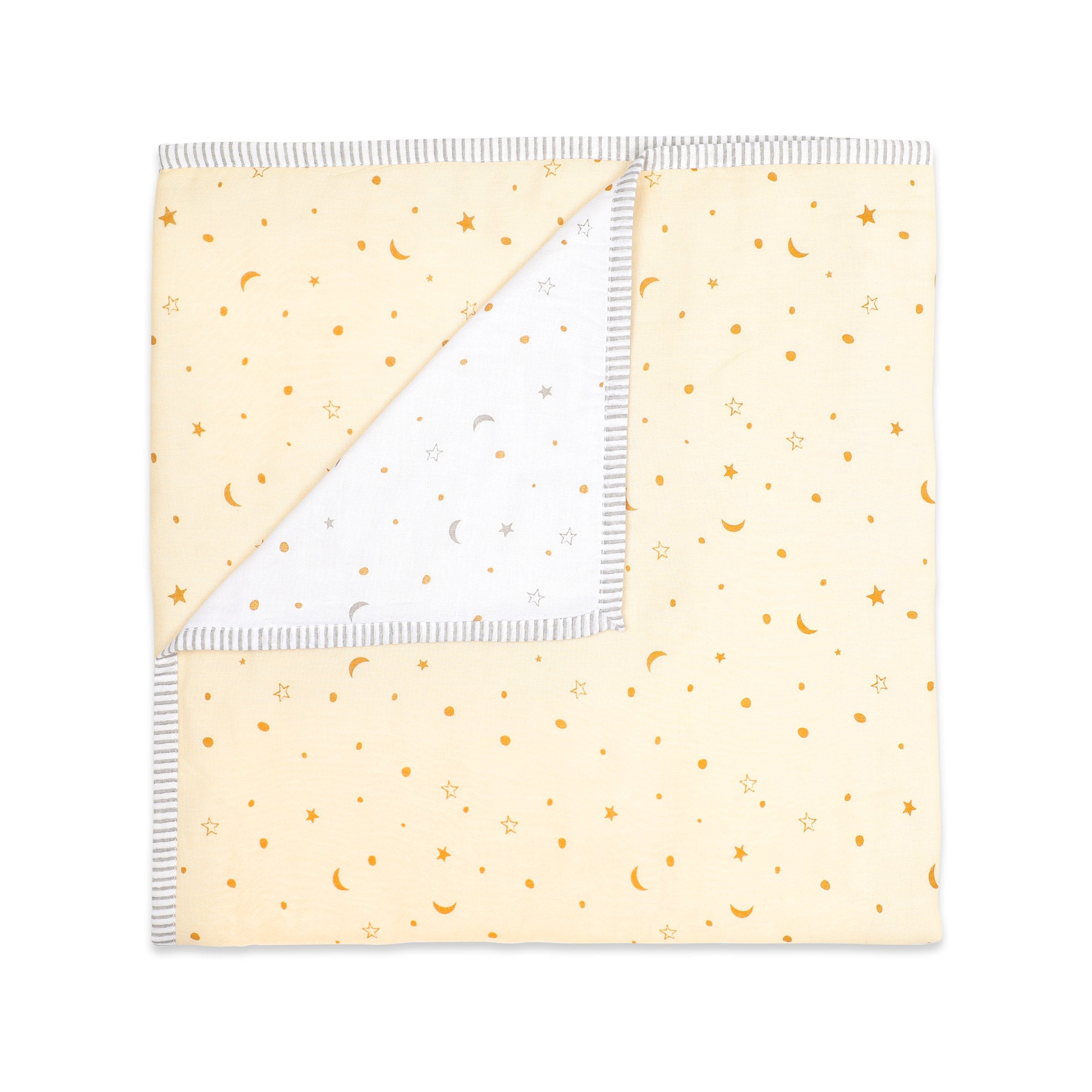 Masilo Organic Cotton Cot Bedding Set – Starry Night (Cream)