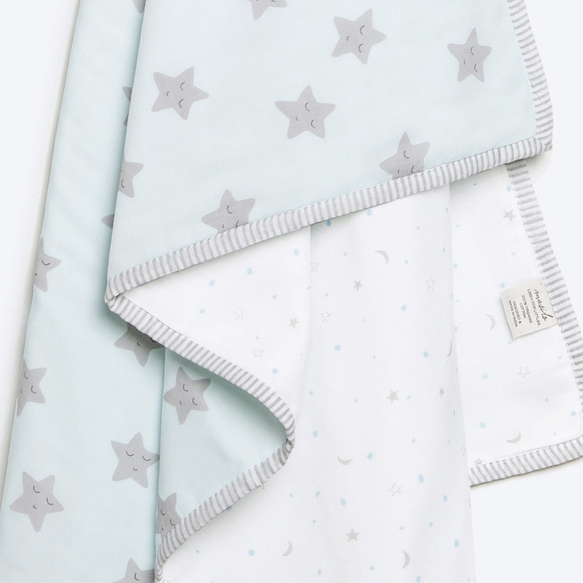 Masilo New Baby Mini Cot Set - Blue Star