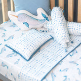 Masilo Cot Bedding Set - Believe In Narwhals