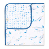 Masilo Cot Bedding Set - Believe In Narwhals