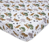 Masilo Organic Fitted Cot Sheet - Born To Be Wild