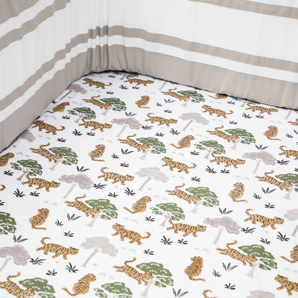 Masilo Organic Fitted Cot Sheet - Born To Be Wild