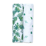 Masilo Bamboo Muslin Swaddles (Set of 2) - Tropical Vibes Only