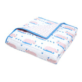 Masilo Organic Quilted Blanket - Happy As A Hippo