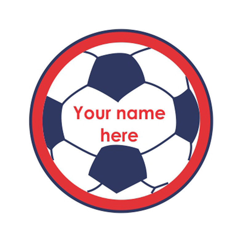 Football Iron on Labels<br> <span style="font-size: 11px; font-family:Helvetica,Arial,sans-serif;">Pack of 30 | Pack of 60</span>