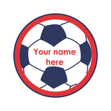 Football Iron on Labels<br> <span style="font-size: 11px; font-family:Helvetica,Arial,sans-serif;">Pack of 30 | Pack of 60</span>