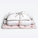 New Baby Mini Cot Set<br> Pink Star<br><span style="font-size: 10px;">Can be Personalised</span>