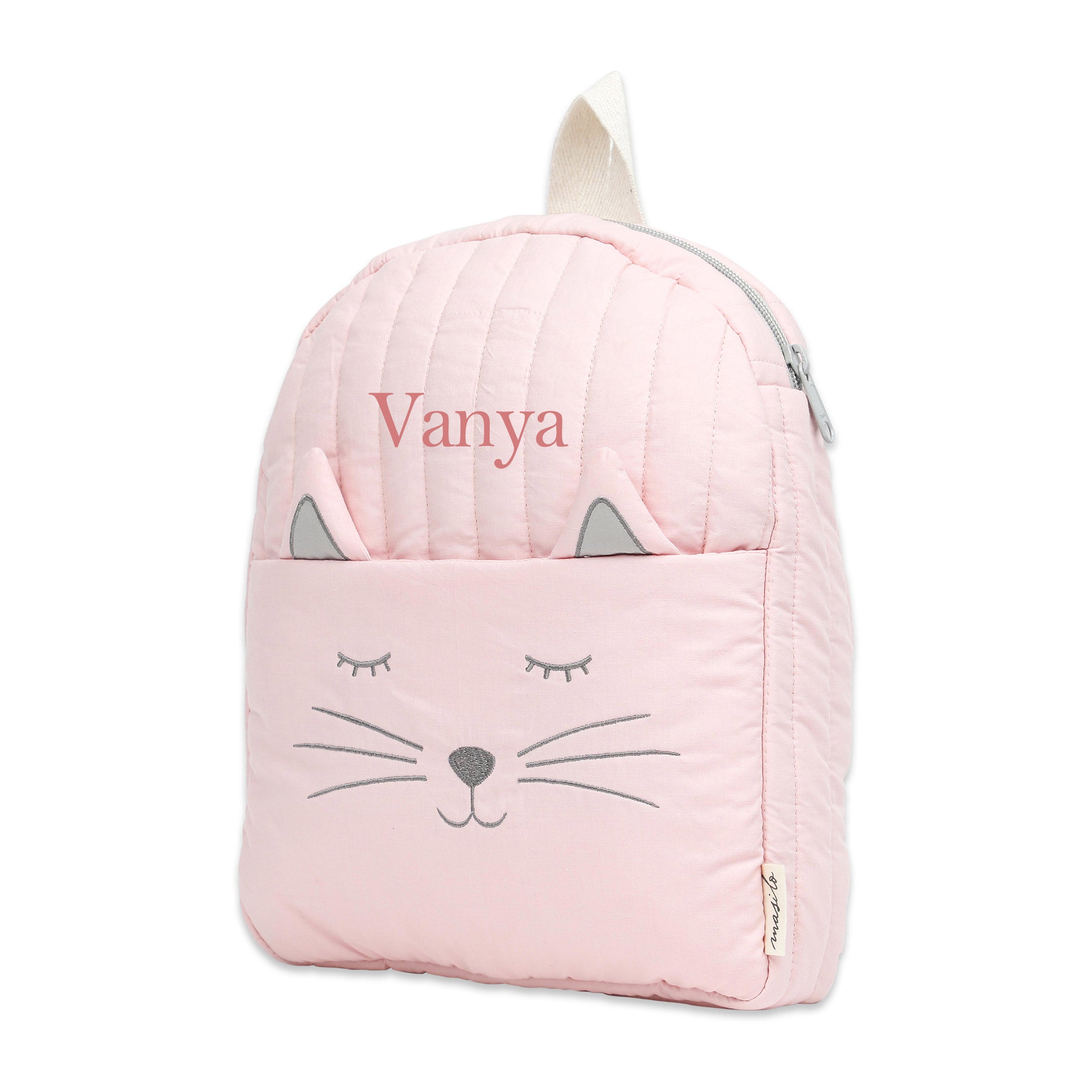 Personalised Kids Backpack – Kitten