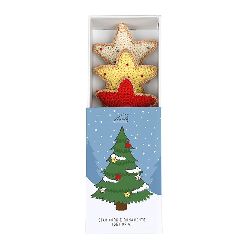 Masilo Star Cookie Ornaments (Set of 6)