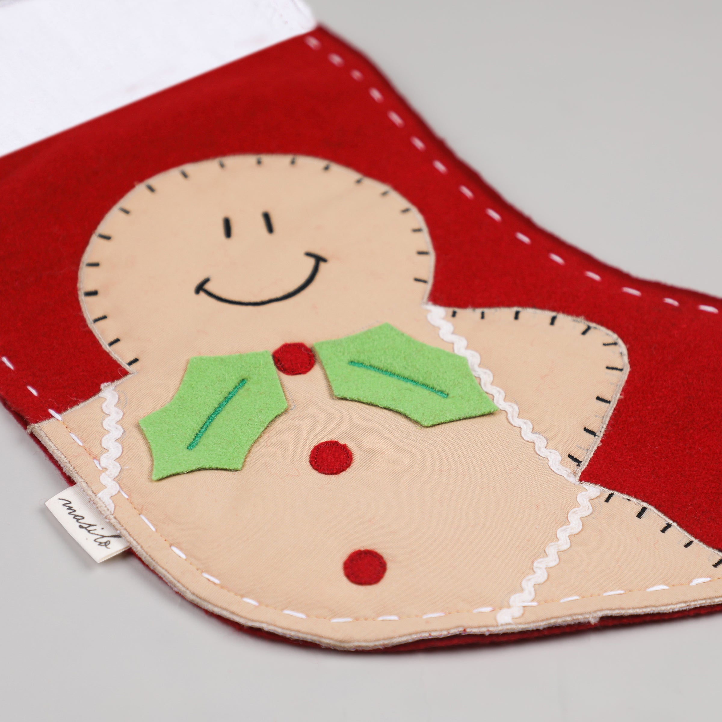 Masilo Christmas Stocking - Gingerbread Man