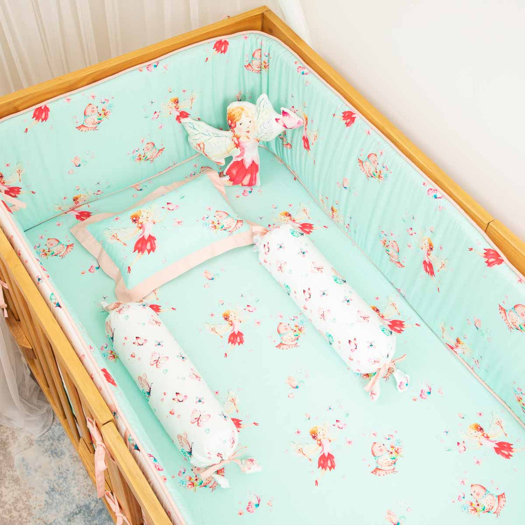 Mint green cot outlet sheets