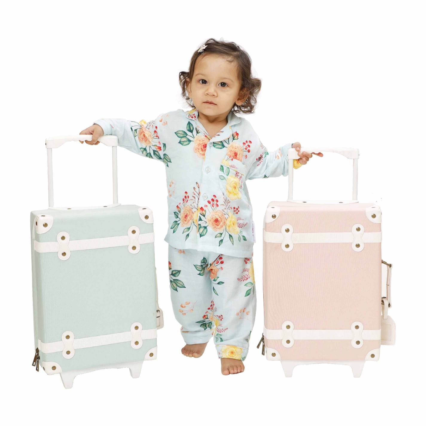 Snuggly Suitcase -Mint green