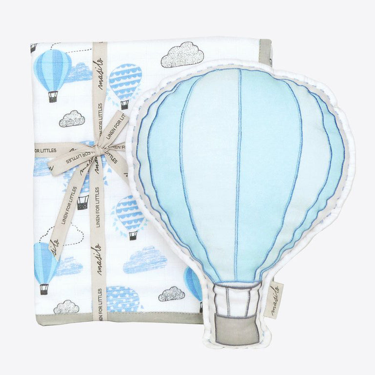 Masilo Tuck Me In Gift Bundle - Up Up & Away (Blue)