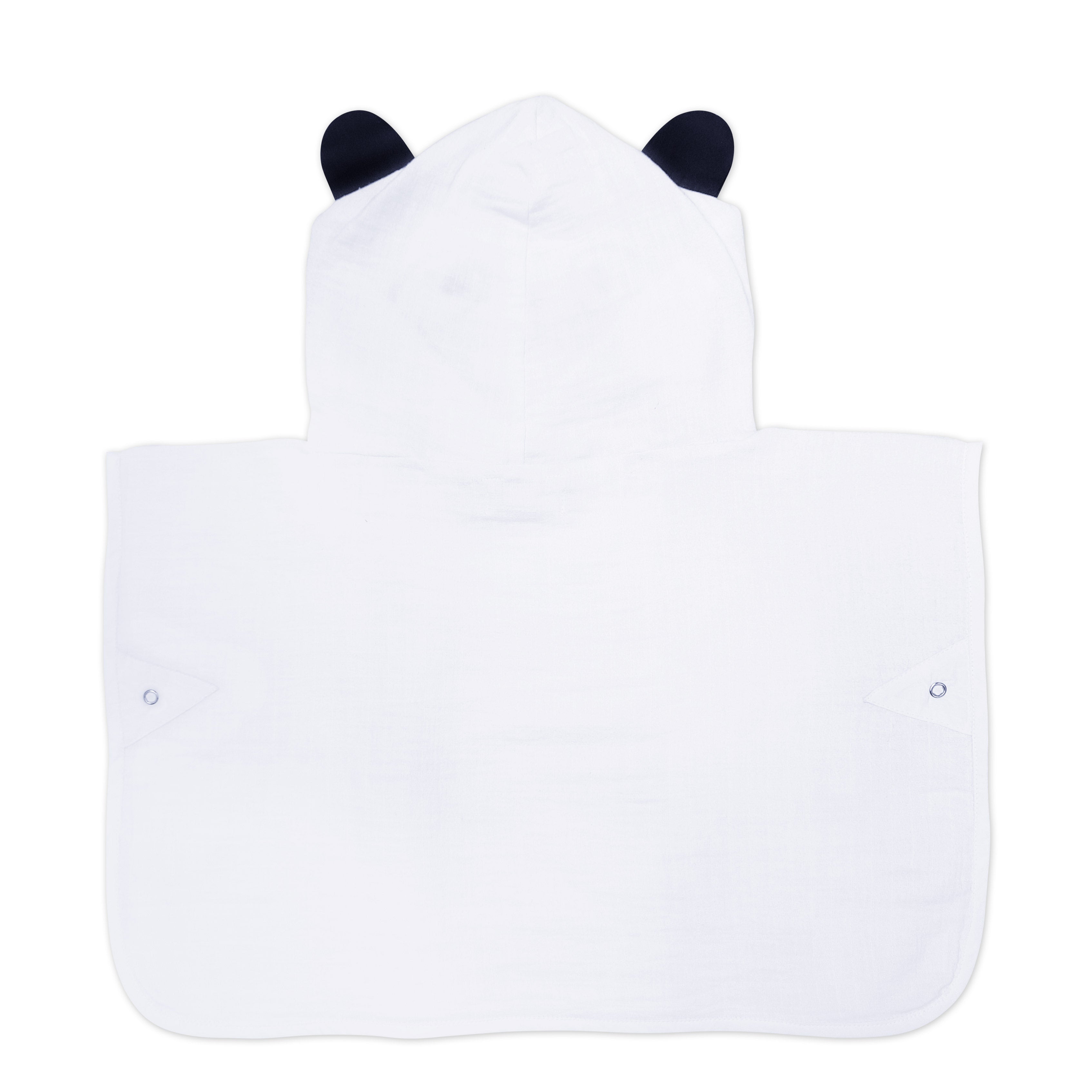Masilo Hooded Poncho Towel – Panda