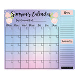 Charmed Holographic Regular Monthly Planner