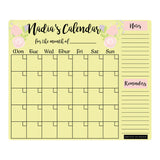 Charmed Yellow Regular Monthly Planner