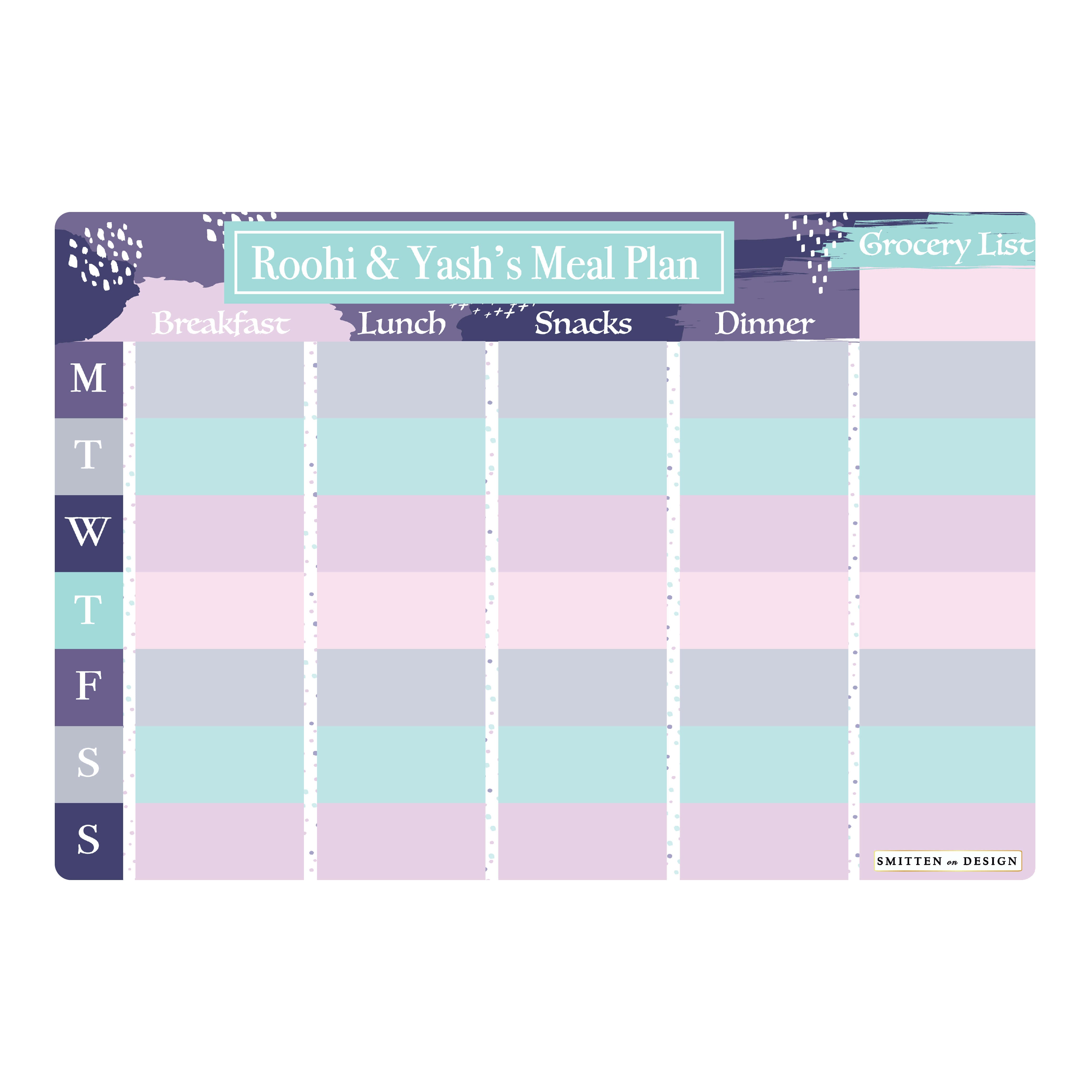 Abstract Classica Magnum Meal Planner