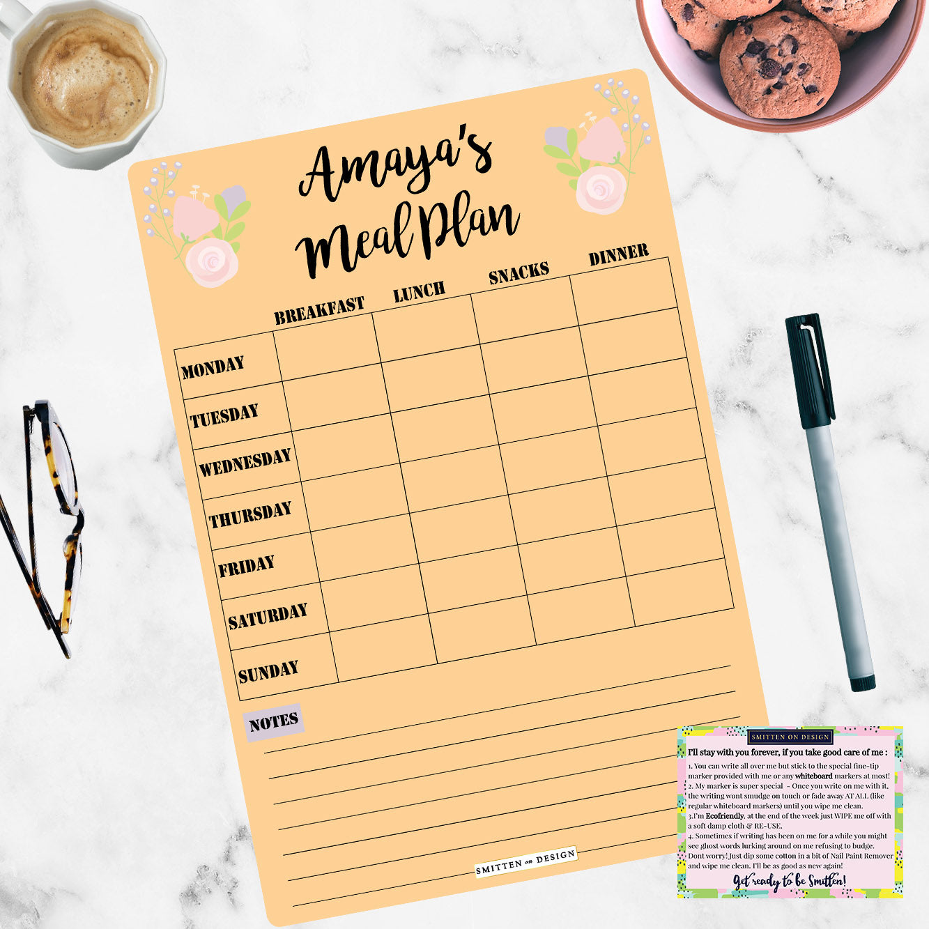Charmed Mango Meal Planner