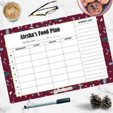 Terrazzo Ruby  Magnum Meal Planner