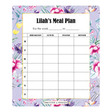 Chinoiserie Lilac Regular Meal Planner