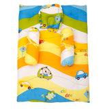 Baby Moo Mattress Set With Neck Pillow and Bolsters Cruising In My Car Multicolour