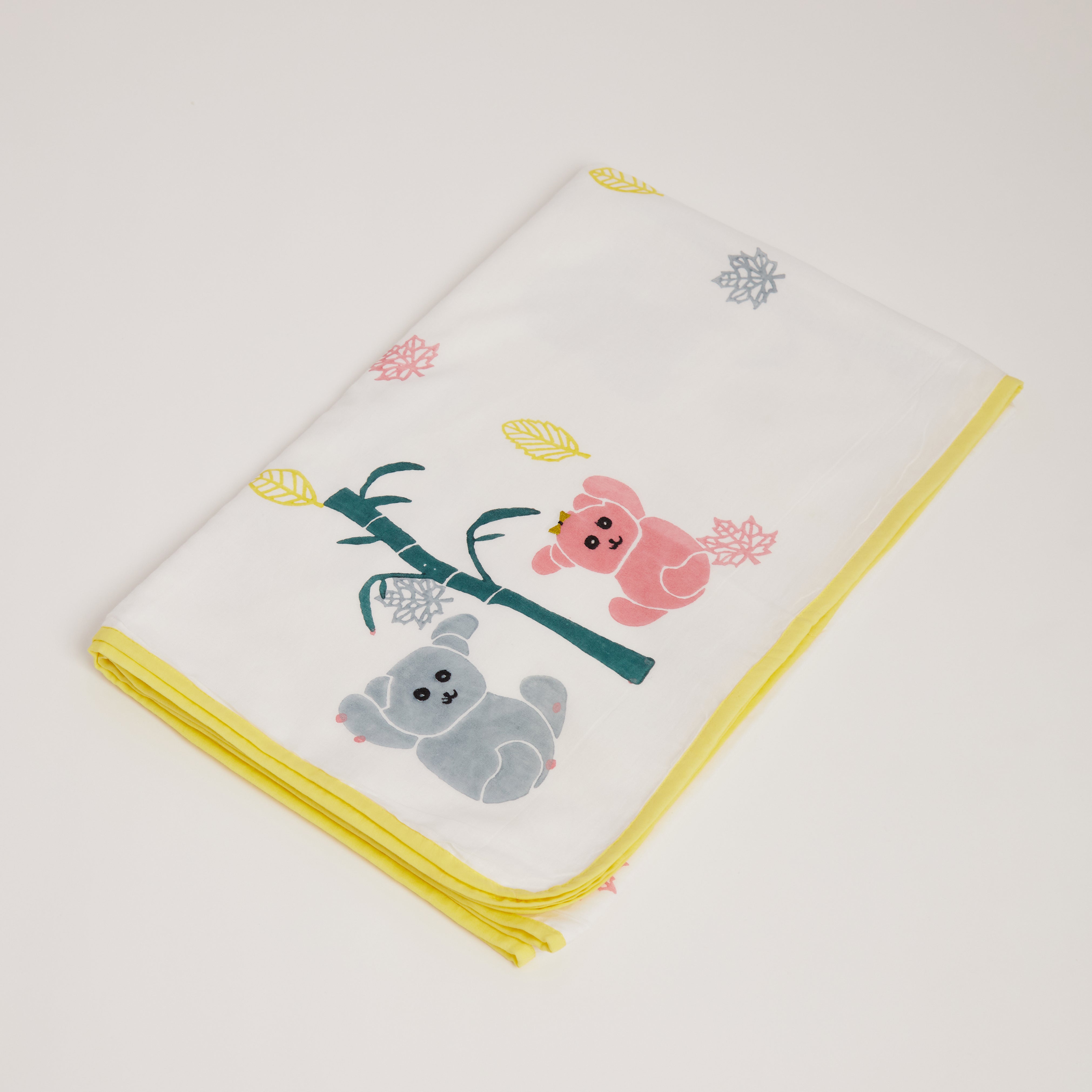 Masaya Cot Bedding Set- K for Koala - Yellow
