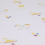 Bedsheet Set -  I am going to the Circus, Yellow - Single/Double/King Bed Sizes Available